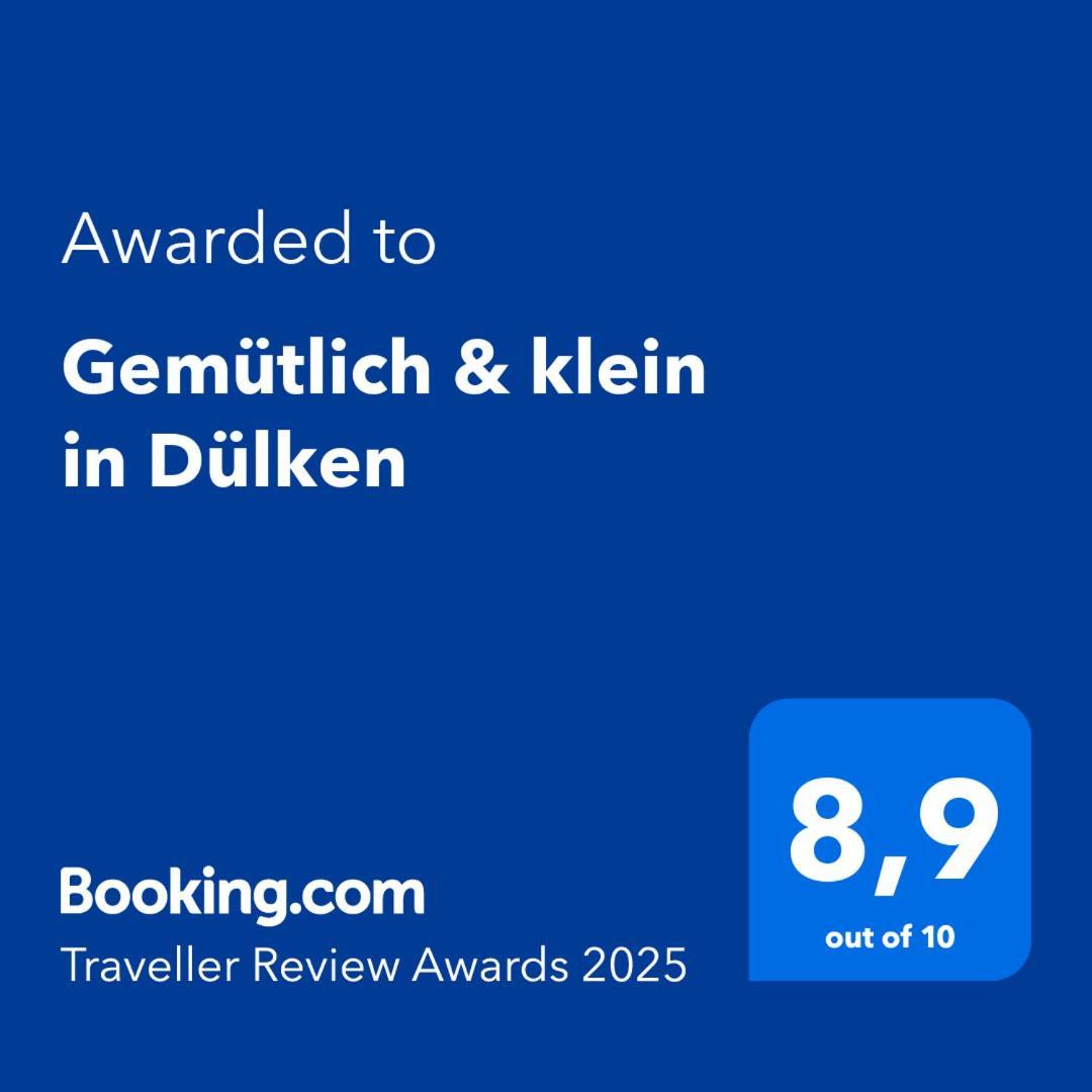 Apartmán Gemuetlich & Klein In Duelken Viersen Exteriér fotografie